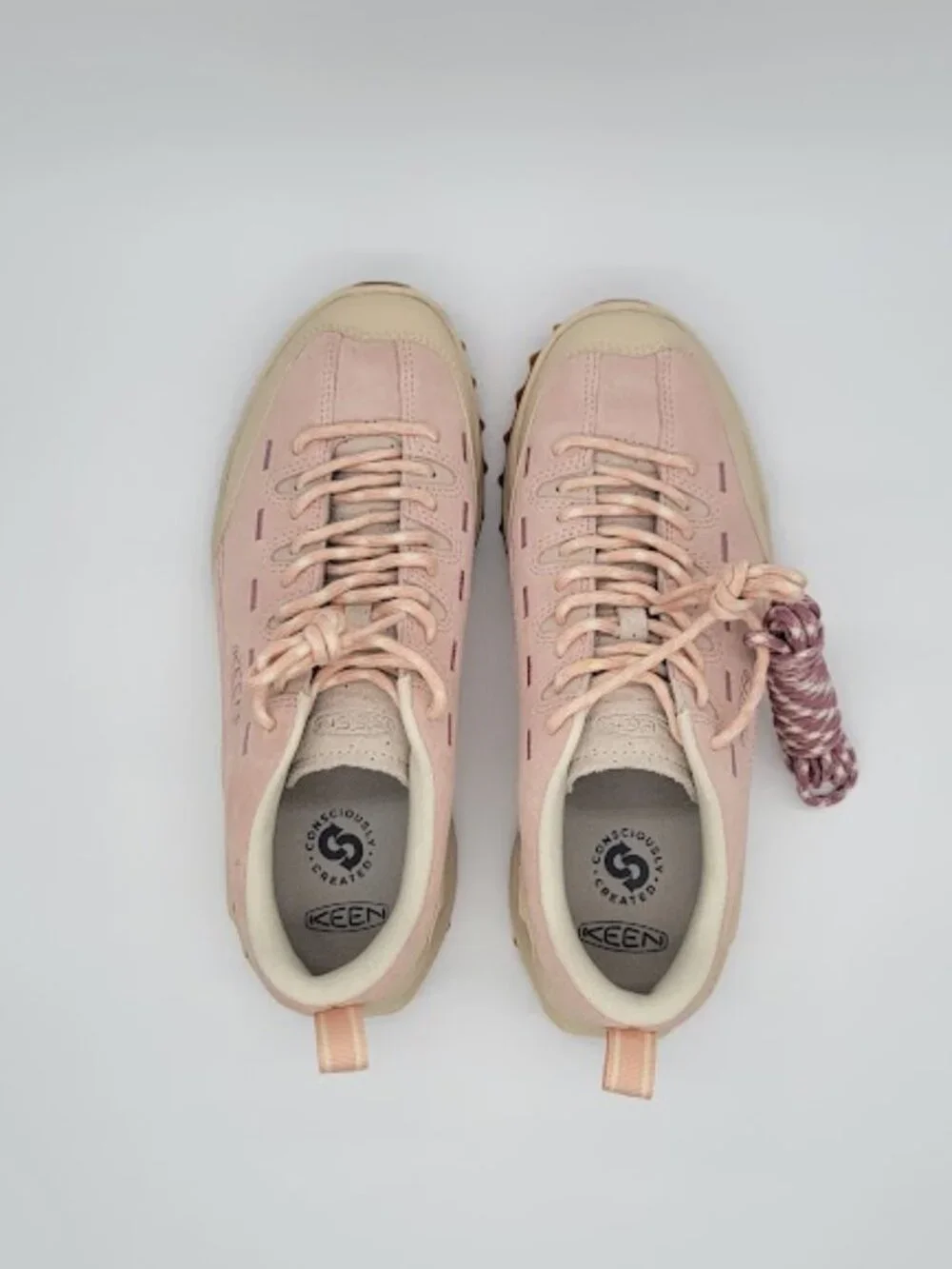 KEEN Jasper Zionic Women’s Rose/Lilas Suede Hiking Sneakers Shoes Size 9.5 NWOB